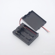 No. 5 3-Section Battery Box No. 5 Battery Holder AA 3-Section 4.5V Volt with Cover with Switch Fully
