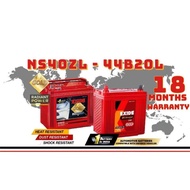 (Installation Provided) EXIDE 44B20L | NS40 | CAR BATTERY BATERI KERATA