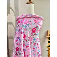 KAIN PASANG COTTON SILK | 0.5M BIDANG 60 MIN PEMBELIAN 1M KLIK x2 SOFT FLOWY IRONLESS