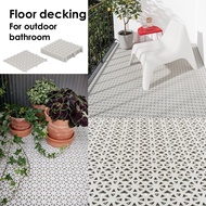 High quality plastic interlocking floor deck tiles bathroom floor Toilet flooring tiles Waterproof O
