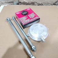 KLX 150 TIMING COVER PACKAGE PLUS KLX 150 AXLE SET FRONT REAR CNC