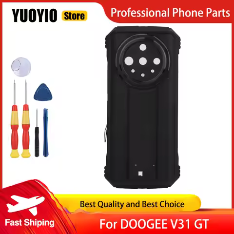 Battery Case Protective Battery Case Back Cover For DOOGEE V31GT Smart Phone 3M Adhesive Replacement