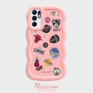 OPPO Reno 6 For Cartoon NBA Cassing Phone Case Hp Color Kesing Casing 0340