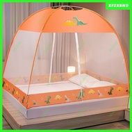 Installation-free Yurt Anti-mosquito Net Dust Top Household Bedroom 1.2m Shock-resistant Children's 