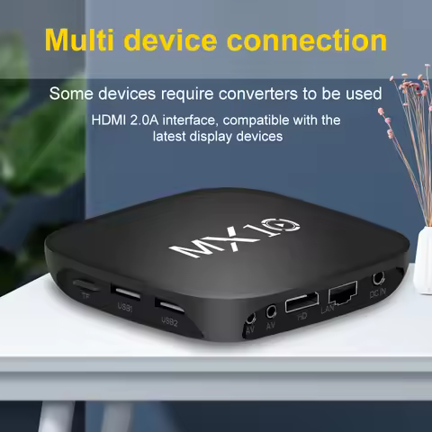 Android TV Box MX10 Allwinner RK3228A Quad-Core DDRIII 1GB EMMC 8GB Google TV Super Box with IR Remo