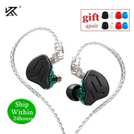 KZ ZAX 1DD 7BA Hybrid In Ear Earphones Metal HIFI Headset Music Sport Earphone KZ ZSX ZS10 PRO AS12 AS16 CA16 C10 PRO VX BA8