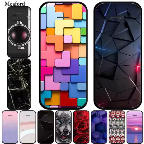 For Nokia 215 4G Case Cartoon Soft Silicone TPU Phone Back Cover Funda for Nokia 215 4G Protector No