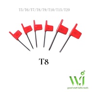 T6 T7 T8 T9 T10 flag key red flag key bolt insert bolt holder m2.5 m3