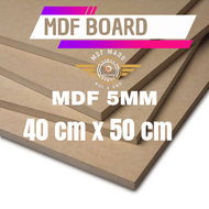 Papan Mdf Potongan kayu 40x50cm ketebalan 5mm Triplek