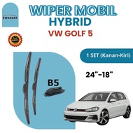 Volkswagen Golf Hybrid Wiper Blades 5 Pair Right Front WiperKiri