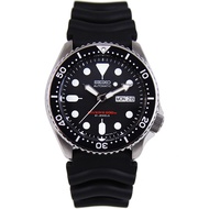 Authentic Seiko Popular Mechanical Black Dial SKX007K1 SKX007 SKX007K Rubber Strap Divers Watch