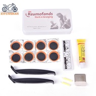 ziyunshan Bike Tyre Tube Bicycle Puncture Repair Tool Kit with box Cycle Lever Adhesive my