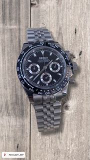 Seiko mod精工改裝vk63機芯手錶(非機械）