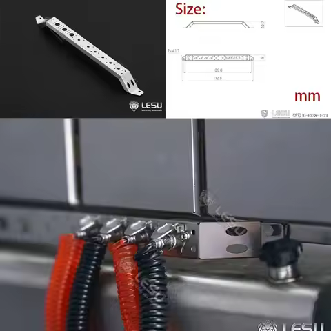 Metal Cabin Wire Rack Stainless Steel Simulation For 1/14 Tamiya RC Scania 770S For MAN Benz Volvo S