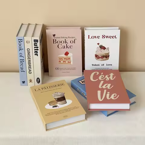 5PCS Fake Paper Book Ornaments Decor Books Photography Props Simulation Books Fake Books Home Office