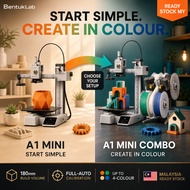 [MY Ready Stock] Bambu Lab A1 Mini / A1 Mini Combo with AMS Lite  High Speed Multi-Colour 3D Printer