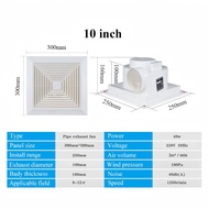 Ceiling Exhaust Fan 6/8/10/12 Inch Silent Ventilation Fan for Bathroom & Kitchen Kipas Ekzos Siling