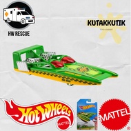 HIJAU Hotwheels Ferry Team H2GO Green Yellow Rescue Unit No. 950 HW Rescue