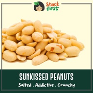 SnackFirst Sunkissed Roasted Salted Peanuts 200g/1kg -  Crunchy addictive Nuts Snacks