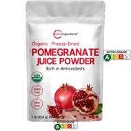 MICRO INGREDIENTS Organic Pomegranate Juice Powder, 1 lb (454 g)