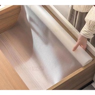 Waterproof Non-Slip Cupboard Drawer Mat Transparent Refrigerator Table Mat Anti-Moisture Drawer Cabi