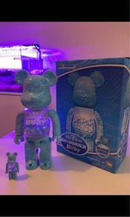 bearbrick 水波紋400%100%