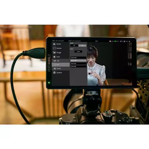 FEELWORLD CUT6S 6 inch 4K 3G-SDI/HDMI Touchscreen On-Camera Monitor Recorder / Monitor 3D LUT Suppor