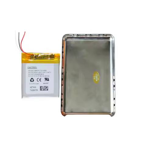 For iPod Nano 3 Replacement Battery + Silver Back Cover