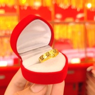 แหวนทองครึ่งสลึง 1.9 กรัม ลายโอม ॐ ทองแท้ 96.5% ขายได้ จำนำได้ มีใบรับประกัน งานสวยที่สุดในเยาวราช