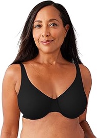 Women's Comfortable Cool Underwire Bra, Black, 44DDD