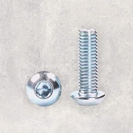 M8 Buttonhead Hex Bolt (Silver)
