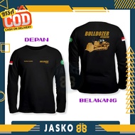 Bulldozer Operator CAT D8R T-shirt Free Your Name DB Long Sleeve Distro T-shirt