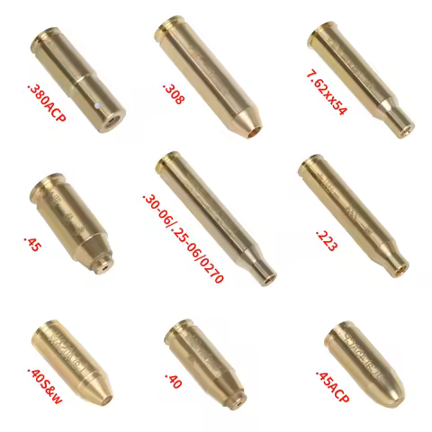 7.62x39 308 223 30-06 40 45ACP 300WI Tactical Red Laser Sighter Direct Meter Aiming Glock AR15 Airso