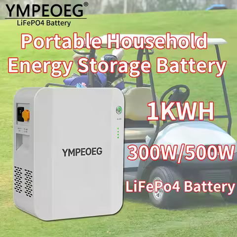 1Kwh Portable Power Station 300W 500W LiFePO4 Battery Pack 220V Emergency Energy Storage Camping RV 