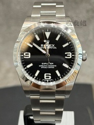 【極新369! 抵玩】99新 ROLEX 勞力士 探險家型 Explorer 214270 214270-0003 369 精鋼 黑面