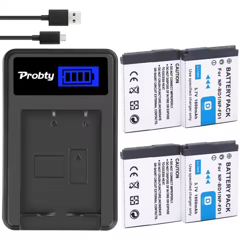 NP-BD1 Battery + Charger for SONY Cyber-Shot DSC-T700H DSC-T900 DSC-T900B DSC-T2 DSC-T70 DSC-T75 DSC