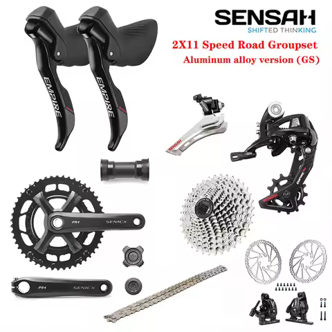 SENSAH EMPIRE 2x11 Speed, 22s Road Groupset, for Road bike Bicycle 5800, R7000 Aluminum GS/SS versio