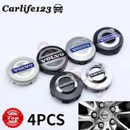 1pc For S40 S80L S60 S90 XC4 XC60 V40 Volvo Logo Wheel Hub Cap Tire Rim Center Hubcap Cover