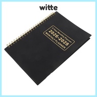 WITTE 3 Years Monthly Planner, Smooth Writing 2026-2028 Calendar Book, Premium Yearly Goals A4/A5 An
