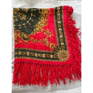 |2hand Japanese-Korean| BEAUTIFUL NEW Tasseled TABLE CLOTH 85x85cm