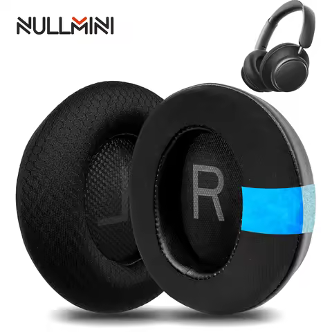 NullMini-Replacement Earpads for Anker Soundcore Space Q45 Headphones, Mesh Ear Cushion, Earmuff Sle
