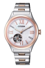 Karnvera Shop Citizen นาฬิกาข้อมือผู้หญิง Automatic PC1009-51D Woman's Watch