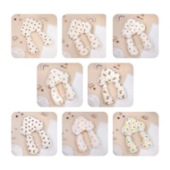 High-quality U-shaped pillow made of muslin fabric mixed with beans, anti-flattening shaping pillow 