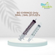 BD Syringe OnlyY 10ML & 5ML (ST/LS)1's