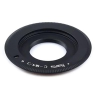 C Mount Metal C-M43 Movie Lens Adapter Ring For C-M4/3 Olympus E-LP5 E-P2 E-M10 E-M5 Panasonic GF3 G