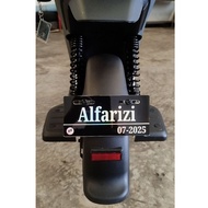 *JR_decorativ* E-Bike Number Plate/ Electric Bike 18x10 cm - Acrylic 3D Holographic