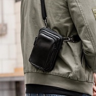 Tas Kulit Pria Asli Premium - Tas Slempang Kulit Asli - Hanging Wallet