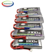 2S 3S 4S 6S 2200 4200 5200 6000mAh 30C 40C 60C 7.4V 11.1V 14.8V RC LiPo Battery For RC Drone Helicop