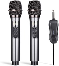 Wireless Microphone Karaoke System - Professional Microfonos Inalambricos with Adjustable Echo Volum