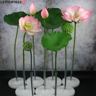 LEMONTREE Artificial Flower, DIY Decoration Artificial Flower Pole Artificial Lotus, Lotus Pod Lotus